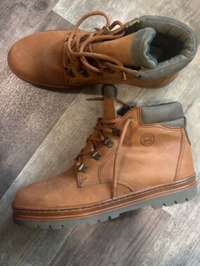 Land Rover Boots Green ankle leather boots